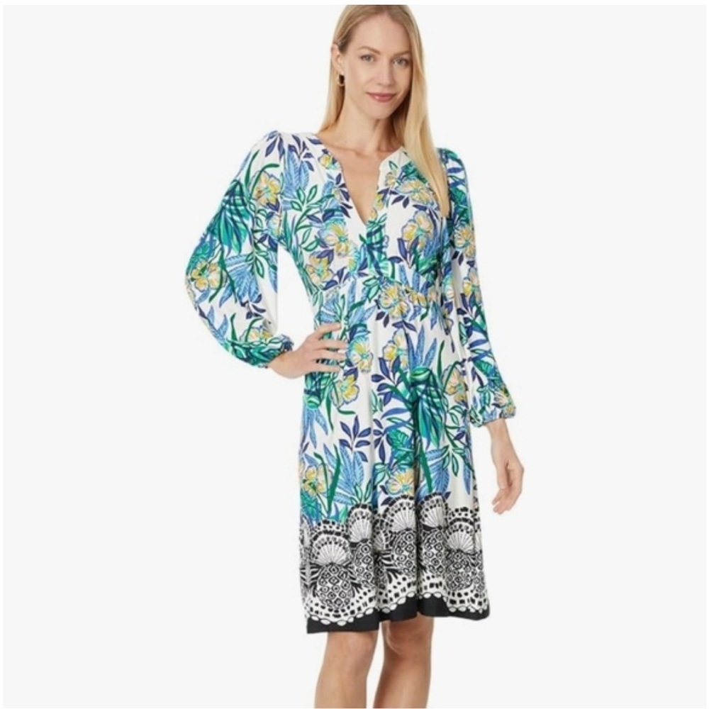 Lilly Pulitzer Wexlee Dress in Golden Hour Glam, size 16